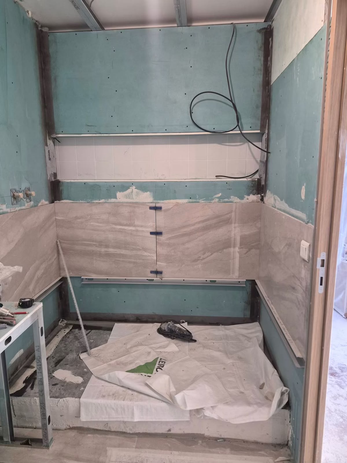 WC, douche, salle d’eau et travaux associés