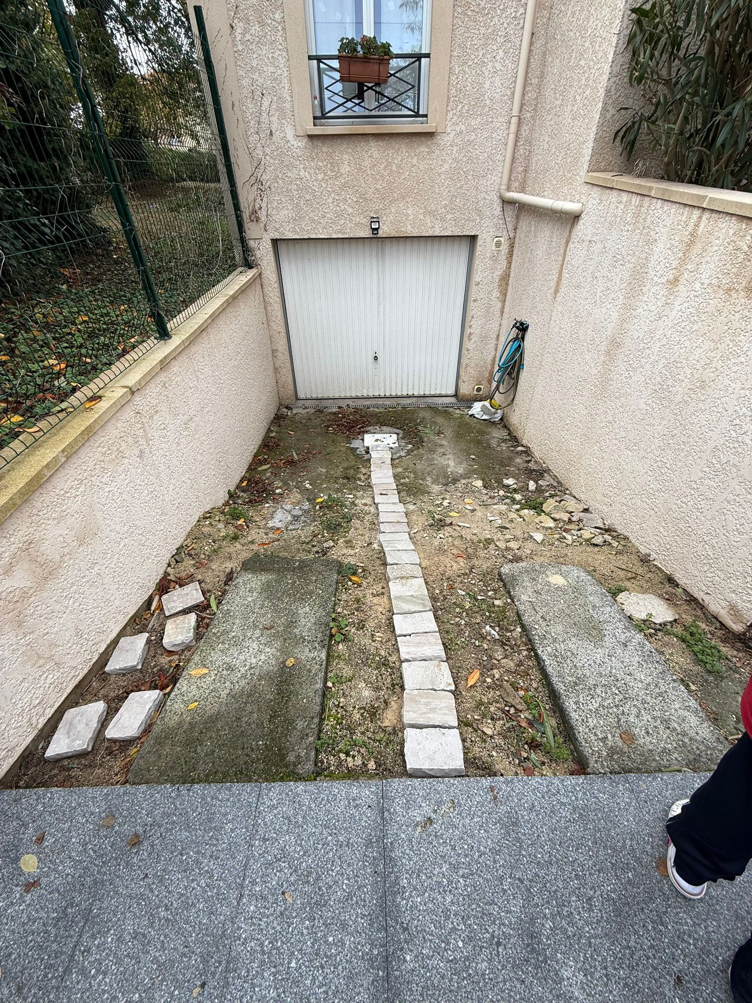 Dépose/préparation de cour