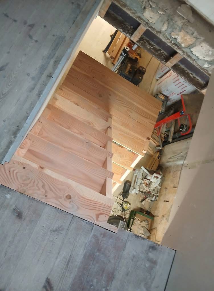 Trappe/plancher bois