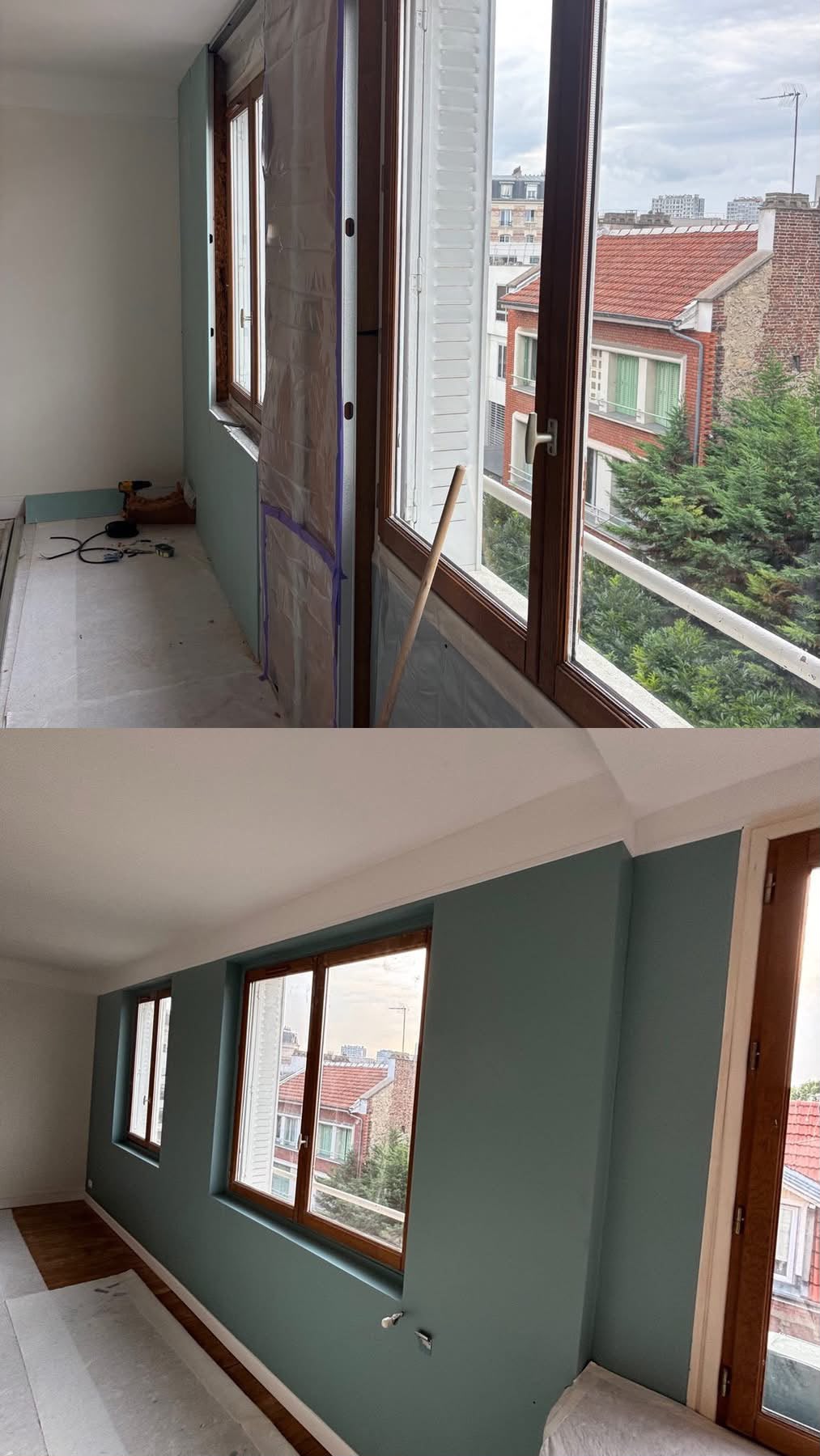 Transformations intérieures avant/après