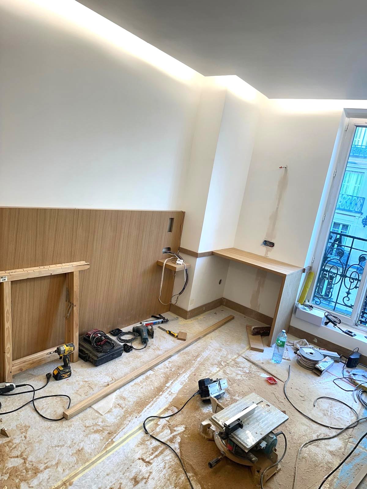 Travaux de peinture dans studios/pièces