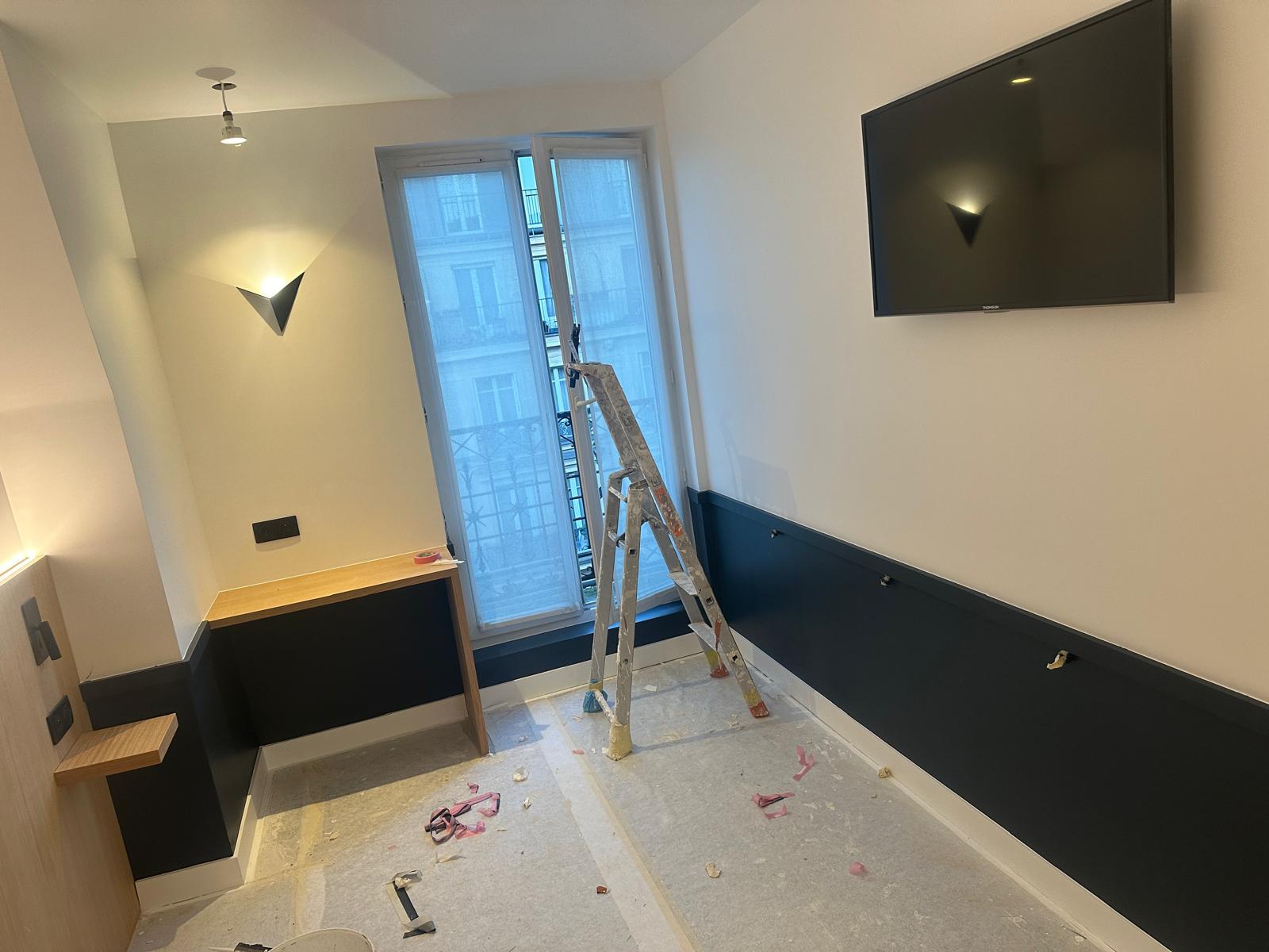 Chambre rénovée de l’Hôtel WYLD Saint-Germain